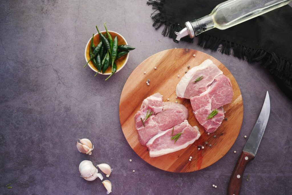 Kaninchenfleisch am Stück